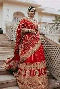 BRIDAL SAREE RED
