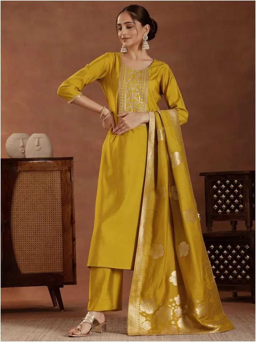 SALWAR SET YELLOW - Image 1